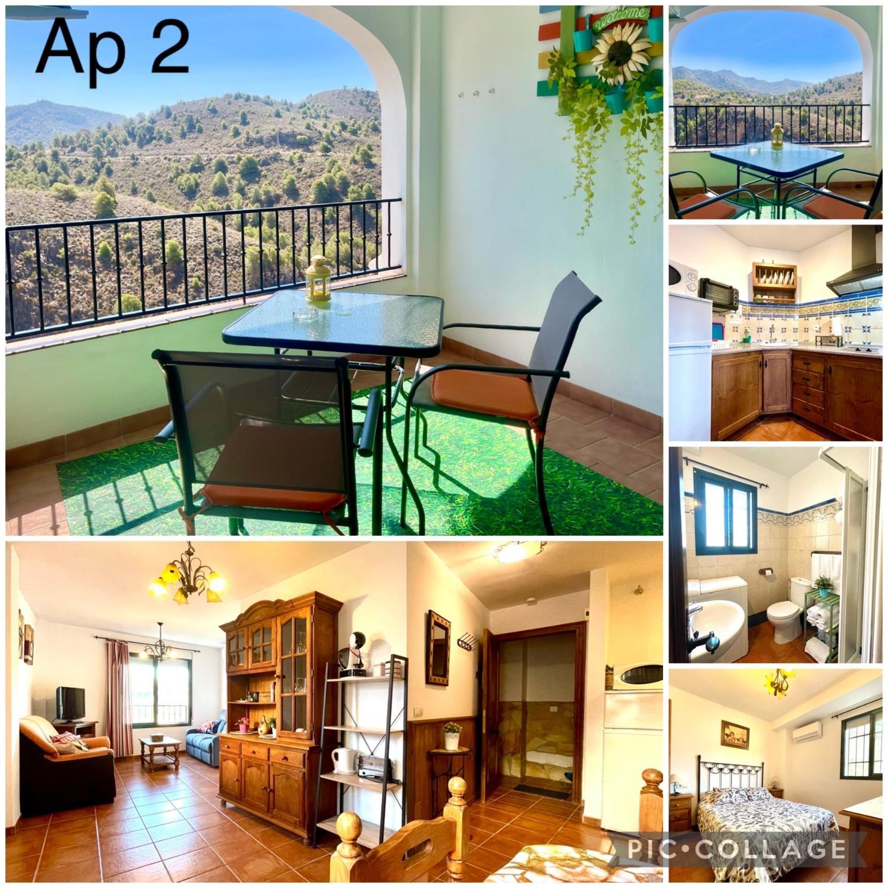 Apartamentos Axarquia , Frigiliana, Terraza Privada Con Vistas A La Montana Rio Y Al Mar Esterno foto